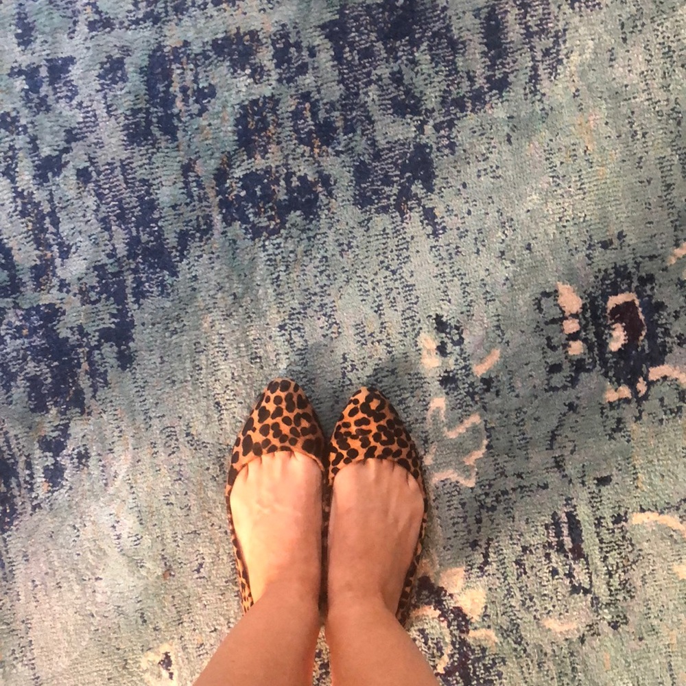 Dr. Scholls leopard flats
